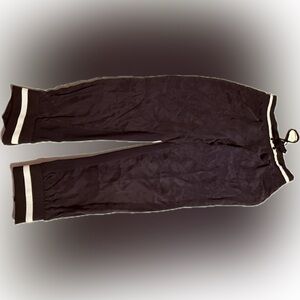 Blanc Noir Black Joggers with White Accents